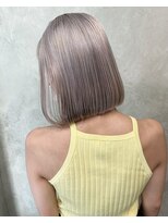salon de MiLK 札幌大通店【サロン ド ミルク】&nbsp;10代20代30代/ボブ/シルバーアッシュ/グレージュ［大通］