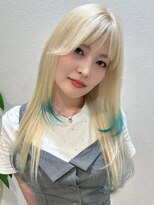 ステラバイケンジ(STELLA by KENJE) シールエクステ韓国風レイヤーカット艶カラー