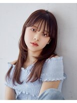 ラフィス ヘアー ウィム 倉敷白楽町店(La fith hair uim.) 【La fith】レイヤーカット×チョコレートブラウン