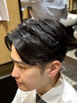 ヒロギンザ 大宮駅前店(HIRO GINZA)&nbsp;ツーブロックセンターパート/大宮/ビジネスヘア/メンズカット