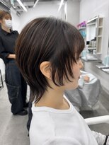 ロエ 元町店(Loe)&nbsp;元町ショートカット白髪ぼかし白髪染めハイライト髪質改善ボブ