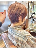 ハピネス クローバー 学園前店(Happiness CLOVER)&nbsp;ショートボブ×髪質改善×白髪ぼかし70ナチュラルショート