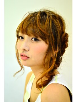 ヘアーデザイン ミヤビ 広尾(HAIR DESIGN MIYABI) 【MIYABI】タイトロープ＆フィッシュボーンハーフアップF