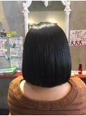 【縮毛矯正】ハードなクセも別人のようなさらさらストレートへ