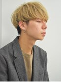 【December】men's ハイトーンサイドパートマッシュ