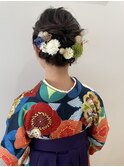 卒業式ヘアセット