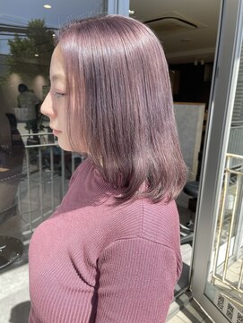 ラフトーキョウセカンド(RAF TOKYO 2nd) 【RAF TOKYO 2nd Rina 】ダブルカラー×ラベンダーピンク