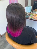 ウィズ 駅前店(With)&nbsp;インナーカラー×ビビットピンク