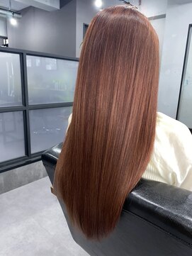 ウェイビー 桜木町店(WAVY) 【ワンカラー】透明感ピンクブラウンカラー