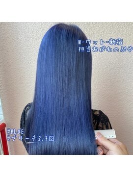 ワット 原宿店(W) 【*ツヤツヤBlue*】W-ワット-原宿店