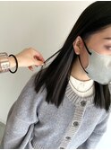 色落ちがホワイトアッシュになるイヤリングカラー