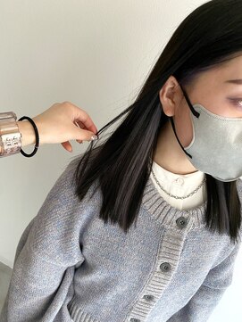 パトゥ 烏丸(patou) 色落ちがホワイトアッシュになるイヤリングカラー