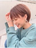 マチルダボブ/ピンクベージュ/インナーグレージュ[自由が丘駅]