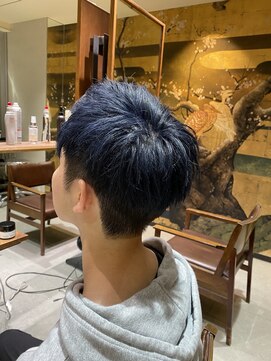 インアンドヤング(in&yang) 刈り上げスタイル/アップバング/ブルージュ