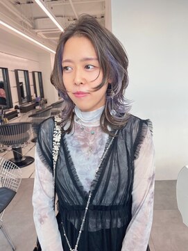 ギグスダブル 栄店(gigs double) ケアブリーチ/デザインカラー/ウェーブ カール