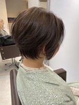 ドロシー 郡山桑野店(Dorothy)&nbsp;イメチェンハッシュカットフルバング似合わせレッドブラウン