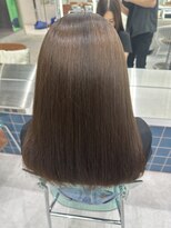 ロンドルーチェ 心斎橋(Lond luce)&nbsp;ダークアッシュ/ミディアムレイヤーカット［髪質改善/縮毛矯正］