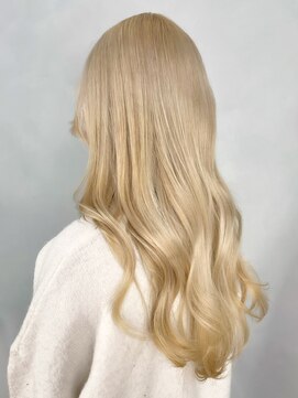 アルバム 新宿(ALBUM SHINJUKU) ホワイトベージュ_エアリーロングピンクブラウン_ba443061