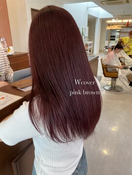 シェリッシュルーチェ(Sheriche luce) ダブルカラーのピンクブラウン