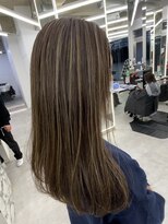 ブラウン(Brown) 白髪ぼかしハイライト★旦那さんから褒められヘア