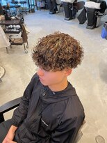 シリー(SILLY)&nbsp;ブラウンハイライト/プードルパーマ