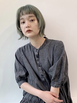 ゲーム 原宿店(GAME) インナーカラー/ダブルカラー/ペールミントカラー/ボブ