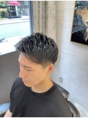 ツーブロックアップバング メンズ/バーバー/理容室