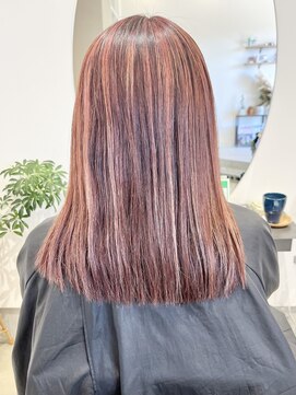 ミュール(mule) ハイライト/ブリーチ1回目安/ピンク