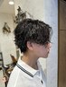 [メンズ限定]メンズカット+デザインパーマ[津田沼/メンズ/メンズパーマ]