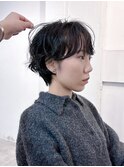 ▽マッシュショート似合わせカットメルティーカラーフェミニン