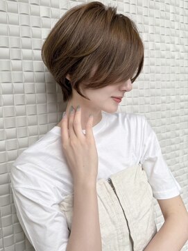 大人ナチュラル30代40代50代◎ひし形ショート