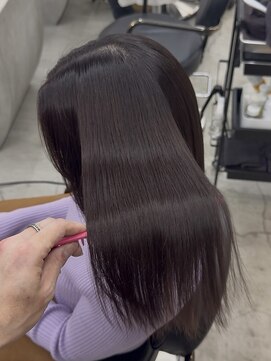 ケシキ 表参道 原宿(kesiki.) 地毛風ストレート/巻ける縮毛矯正/縮毛矯正/髪質改善ストレート