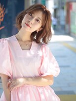 水野佐彩ちゃん似合わせカット＋カラーで切りっぱなしボブ♪