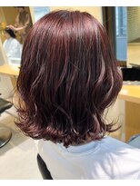 レイ 千葉(Lei)&nbsp;【Lei 林 碧】purple color×Bobhair