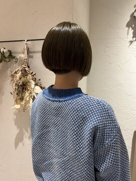 フレーム ヘア ルーム 天王寺駅前店(FRAME hair room) 刈り上げショートボブ