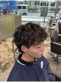 【MEN’S HAIR/サーフカール/刈り上げセンターパート/千葉】