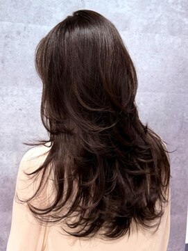 バランス 原宿 表参道(balance) 韓国ロングレイヤーカット