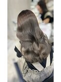 黒髪/クラゲヘアー/オリーブグレー/小顔/ココアベージュ/渋谷