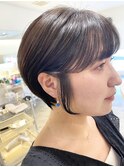 耳かけ丸みショート