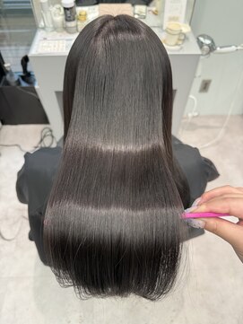 黒髪/髪質改善トリートメント/艶髪