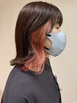 ルプラ トリコ(le-pla trico) インナーカラー/ピンク