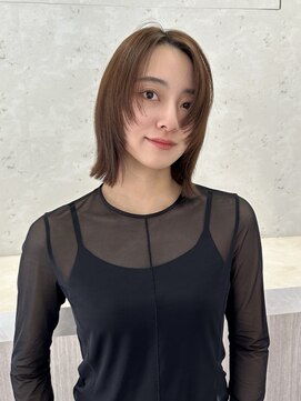 コール ネックス ザ サロン 表参道(COALL nex the salon) 顔まわりレイヤー　ボブ