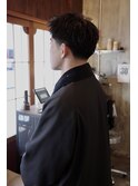 テーパーフェード×スパイキーショート