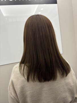 ノーム バイ アウラ(norm. by aura) オリーブベージュダークブラウン透明感カラーブリーチなし