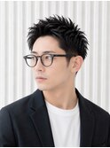 メンズ刈り上げショート/アップバング18