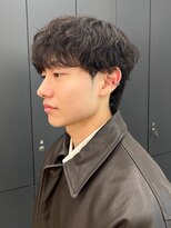 ノエリブ 名駅(noe liv)&nbsp;波巻きパーマ/メンズ/MEN’S/メンズカット/名駅/90