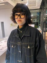 ユルクメゾンシティ 名古屋(JURK MAISON CITY)&nbsp;名古屋/ミルクティーブロンド/ダークブルー/デジタルパーマ