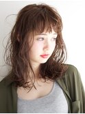 抜け感パーマ/パーマ/無造作/無造作パーマ/ベージュ/