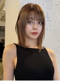 顔まわり顔周り前髪カットミディアムレイヤーロングレイヤー