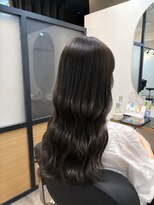 レト 梅田店(LETO)&nbsp;オリーブグレージュ×顔まわりレイヤー